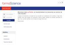 Tablet Screenshot of e-learning.formascience.net